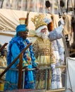 Arrival of Three Kings Royalty Free Stock Photo